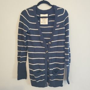 Navy cardigan